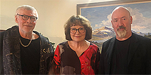 Carl-Johan Malmberg, Eva-Britta Ståhl och Lars Cleveman.