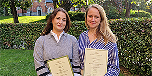 Antonia Neld och Amanda Liljefors.