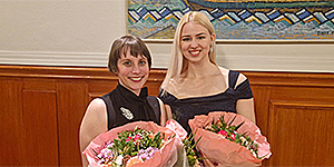 Kajsa Lindberg och Sandra Bendrik.