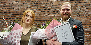 Mathilda Goike och Tobias Nyström.